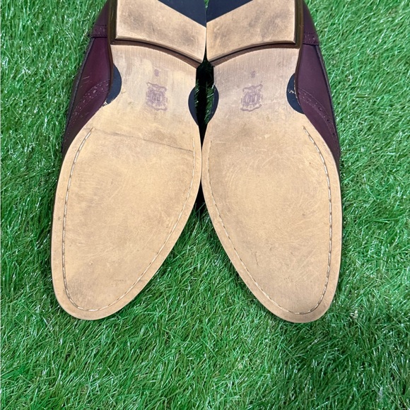 Joseph Abboud Burgundy Leather Oxfords - size 8